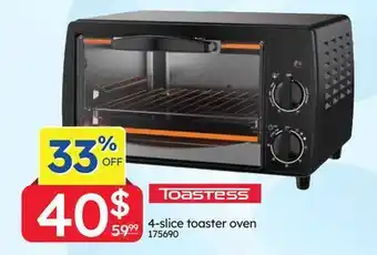 Rossy 4-slice toaster oven offer