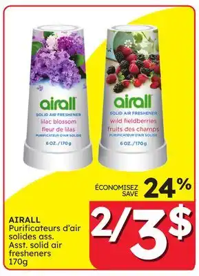 Rossy AIRALL Asst. solid air fresheners offer