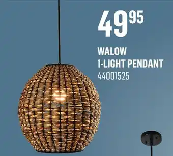 Canac Walow 1-Light Pendant offer