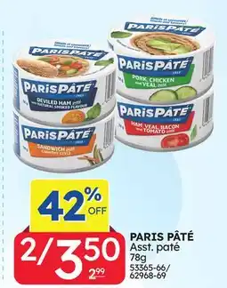 Rossy PARIS PÂTÉ offer