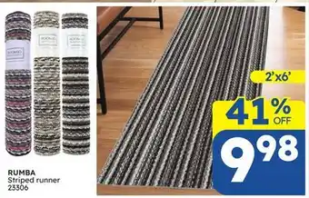 Rossy RUMBA Striped runner offer