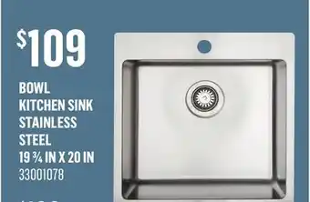 Canac Bowl Kitchen Sink offer