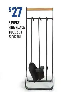 Canac 3-Piece Fireplace Tool Set offer