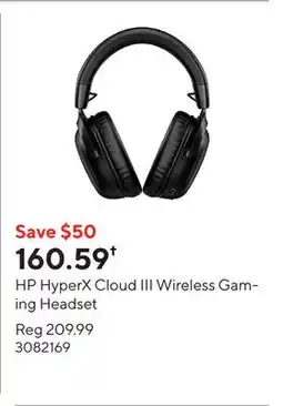 Staples HP HyperX Cloud III Wireless Gaming Headset offer