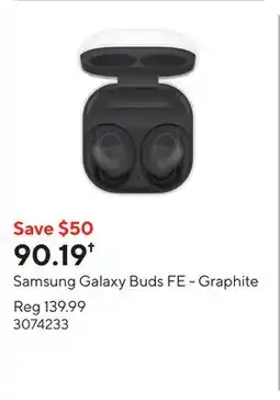 Staples Samsung Galaxy Buds FE - Graphite offer