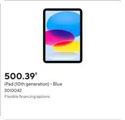 Staples iPad (10th generation) - Blue offer