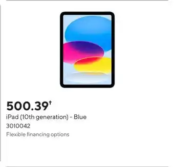 Staples iPad (10th generation) - Blue offer