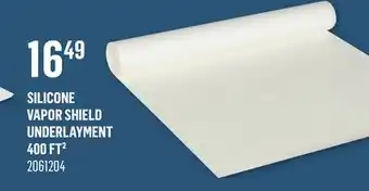 Canac Silicone Vapor Shield Underlayment 400 ft² offer