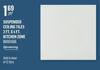 Canac Suspended Ceiling Tiles 2 ft. X 4 ft. Kitchen Zone offer