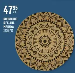 Canac Round Rug 5 ft. 3 in offer