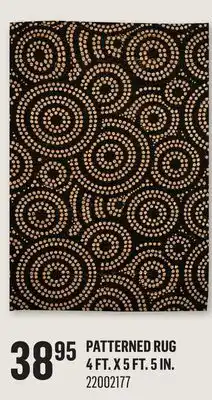 Canac Patterned Rug 4 ft. x 5 ft. 5 in offer