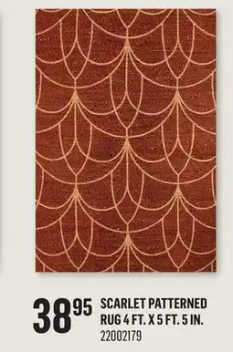 Canac Scarlet Patterned Rug 4 ft. x 5 ft. 5 in offer