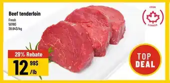 Mayrand Beef tenderloin offer