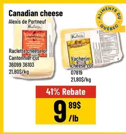 Mayrand Canadian cheese Alexis de Portneuf offer