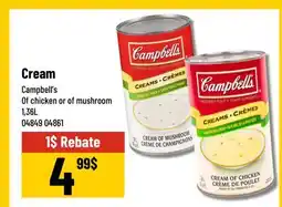 Mayrand Campbell's Of chicken or of mushroom offer