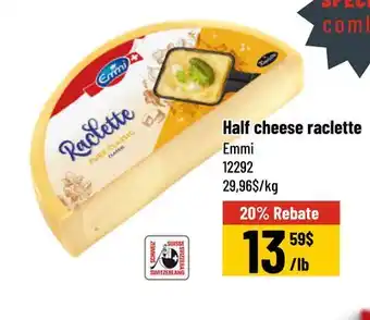 Mayrand Emmi Half cheese raclette offer