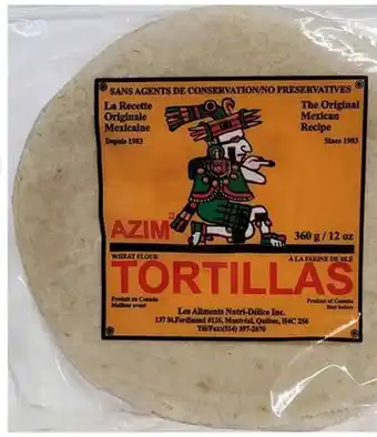 Avril tortillas offer