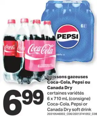 L'Intermarché BOISSONS GAZEUSES, 6 x 710 mL offer