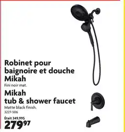 Home Hardware Mikah Single Handle Tub & Shower Faucet offer