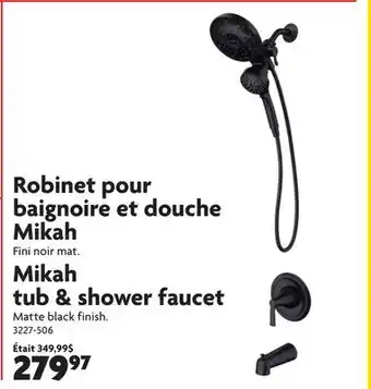 Home Hardware Mikah Single Handle Tub & Shower Faucet offer