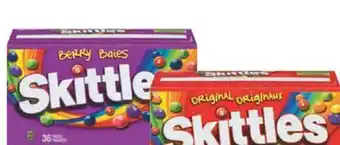 Wholesale Club SKITTLES ET STARBURST, FORMAT INDIVIDUEL, 36 UN offer