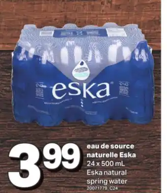 L'Intermarché EAU DE SOURCE NATURELLE, 24 x 500 mL offer