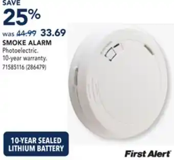 RONA FIRST ALERT SMOKE ALARM offer