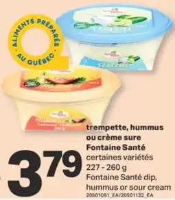 L'Intermarché TREMPETTE, HUMMUS OU CRÈME SURE, 227 - 260 g offer