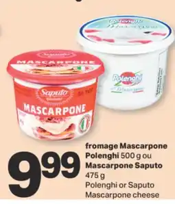 L'Intermarché FROMAGE MASCARPONE, 500 G OU SAPUTO 475 G offer