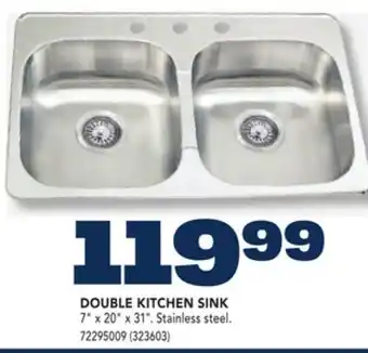 RONA DOUBLE KITCHEN SINK offer