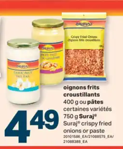 L'Intermarché OIGNONS FRITS CROUSTILLANTS, 400 G OU PÂTES, 750 G offer