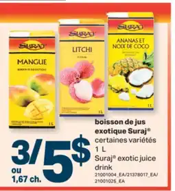 L'Intermarché BOISSON DE JUS EXOTIQUE, 1 L offer