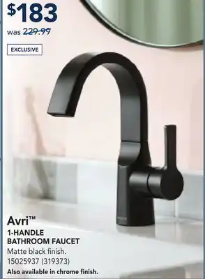 RONA MOEN Avri 1-HANDLE BATHROOM FAUCET offer