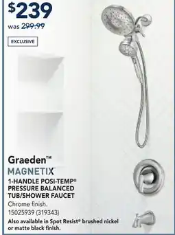 RONA Graeden 1-HANDLE POSI-TEMP PRESSURE BALANCED TUB/SHOWER FAUCET offer