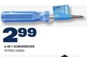 RONA VALU+ 6-IN-1 SCREWDRIVER offer