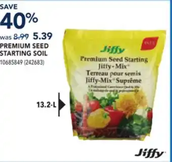 RONA Jiffy PREMIUM SEED STARTING SOIL offer