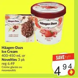 FreshCo Häagen-Dazs Ice Cream Novelties offer