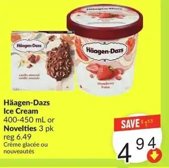 FreshCo Häagen-Dazs Ice Cream Novelties offer