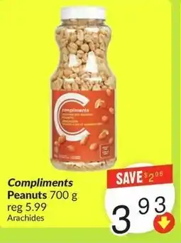 FreshCo Compliments Peanuts offer