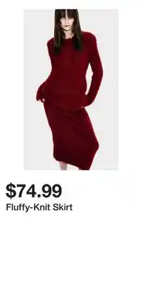 H&M Fluffy-Knit Skirt offer