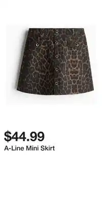 H&M A-Line Mini Skirt offer