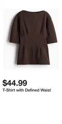 H&M T-Shirt with Defined Waist offer