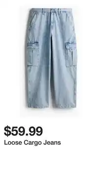 H&M Loose Cargo Jeans offer