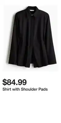 H&M Shirt with Shoulder Pads offer