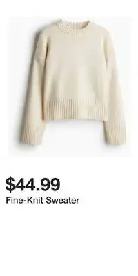 H&M Fine-Knit Sweater offer