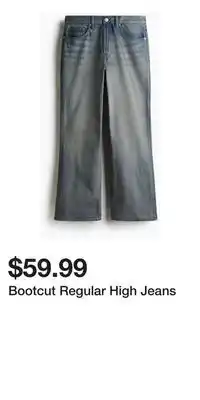 H&M Bootcut Regular High Jeans offer