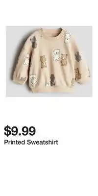 H&M Printed Sweatshirt offer