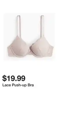 H&M Lace Push-up Bra offer