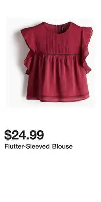 H&M Flutter-Sleeved Blouse offer