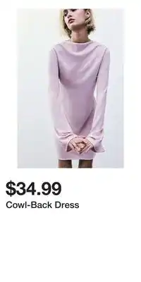 H&M Cowl-Back Dress offer